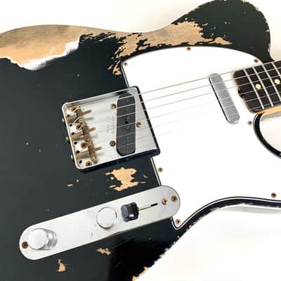 Fender Telecaster Custom 60 Super Heavy Relic Custom Shop 2022 Black image 7