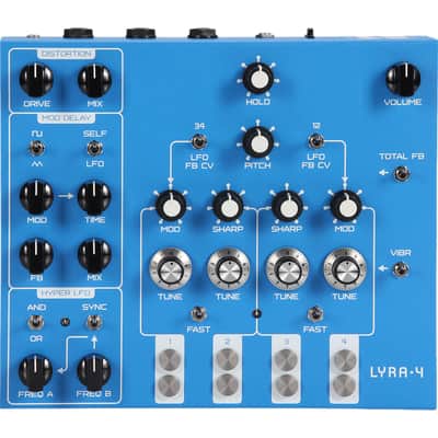SOMA Laboratory Lyra-4 Organismic Drone Synthesizer (Blue) [B-STOCK]