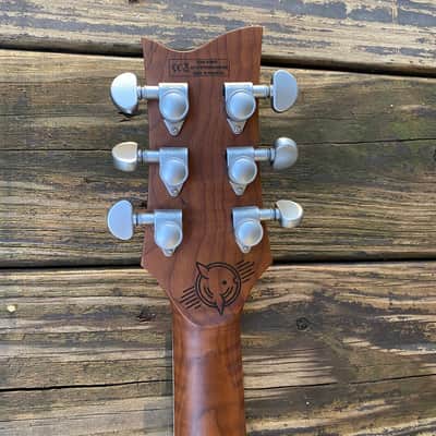 Harley Benton AguFish LTD Signature 2020 Purple Electric Guitar Hunter Engel roasted maple neck image 7