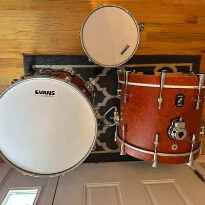 Sonor made in Germany Sunset beech limited edition 3 pc drum set + bags and extras image 6
