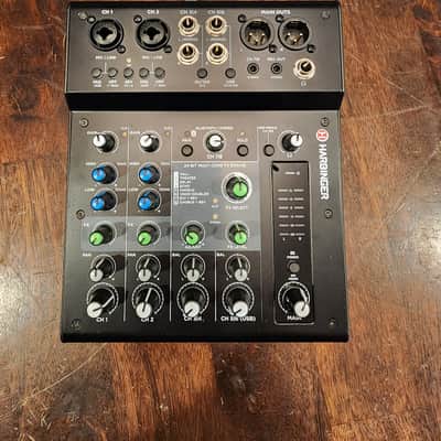 Harbinger LV8 8-Channel Analog Mixer with Bluetooth - Black image 2