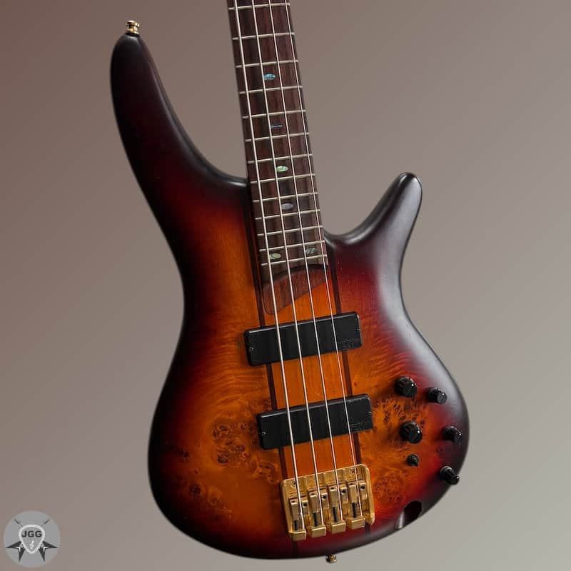 Ibanez SR800 Aged Whiskey Burst Flat 2016 - 4-String Bass - Very Good+ Condition image 1