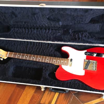 100% ORIGINAL 2003 Fender American Telecaster USA, Transparent Red w/ Hard Case image 9