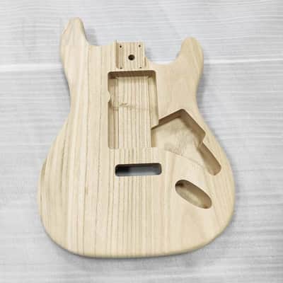 Unfinished Poplar Wood Stratocaster Strat Style Body image 1