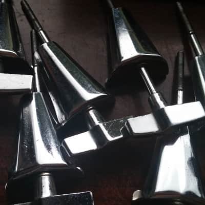 Tama Vintage TRAK Drums SET OF 8 Bass Drum T Rods & Claws Tama Made Japan RARE PARTS 80s image 6