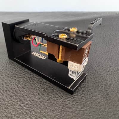 Brown Shure M44-7 "Dynetic" MM Phono Cartridge New N44-7 Stylus ADC LMG-1 Headshell image 3