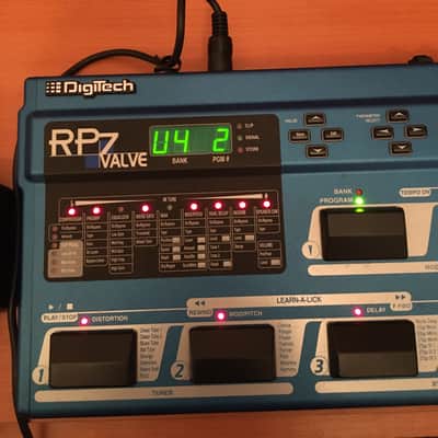 DigiTech RP-7 Tube Guitar Processor with Whammy/Harmonizer, Original Adaptor, Extra Valve, Gig Bag, Manual, 100% Like New image 2