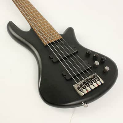 Schecter Stiletto Studio-6 Active 6-String Bass See-Thru Black Satin image 3