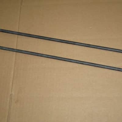 one (new old stock) pair Gambal Manufacturing GPN (UG13GPNXX) Bells, Xylophone Percussive Keyboard MALLETS, 1 inch White Hard Acrylic Ball Heads with Black Synthetic Shafts, with original packaging - from 1990s - early 2000s image 3