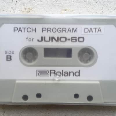 Roland Juno-60 Original factory Patch and program data cassettetape image 2
