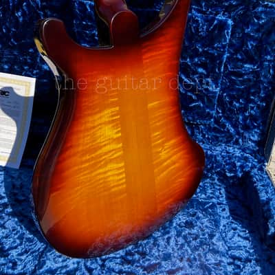 ♚ PRISTINE ♚2022 Rickenbacker 480XC♚TOBACCOGLO♚90th Anniversary♚360♚EBONY♚OHSC♚SAVE ££s image 16