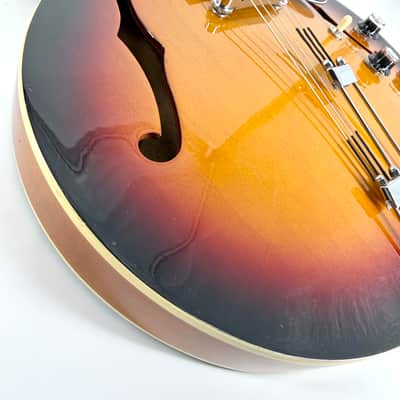 1996 Epiphone Riviera (Peerless Korea) - Vintage Sunburst image 18