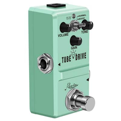 Rowin Tube Drive Overdrive Nano Pedal True Bypass, FREE PICKS + HOLDER+ FREE SHIP USA image 7