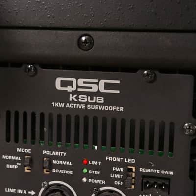 QSC KSub 1000W Dual 12" Powered Subwoofer CG011K1 image 11
