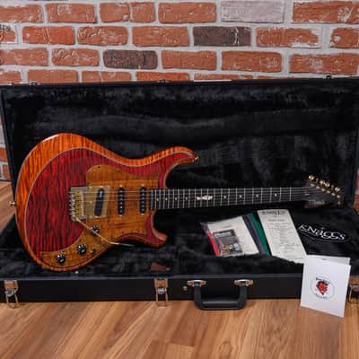 Knaggs Larry Mitchell Signature Severn Limited Edition #46 T1 Flame Maple Top/Neck Burgundy/Copper 2022 w/OHSC image 2