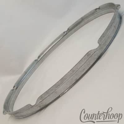 Pearl 15"Tom/Marching Snare Drum Batter Rim/Hoop 8-Lug Vintage 60s Made In Japan image 3