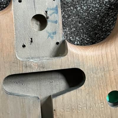 Fender MIM Stratocaster guitar body unfinished image 3