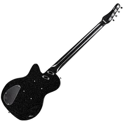 Silvertone Short Scale Bass Lipstick Pickups  24 Fret - Black Silver Flake (1444BSF) image 3