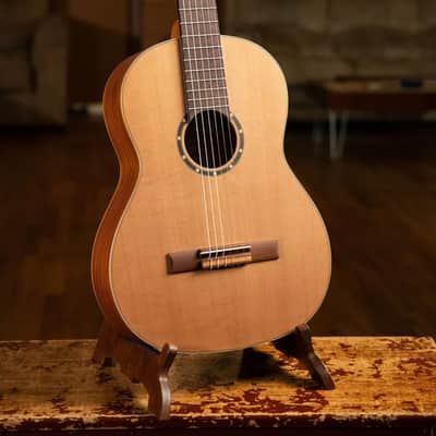 Ortega R131 Family Series Pro Solid Cedar Top Mahogany Neck Nylon 6-String Classical Acoustic Guitar w/Gig Bag image 14