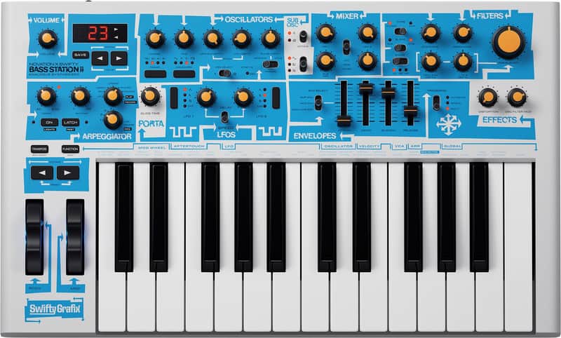 Novation Bass Station II 25-Key Monophonic Synthesizer | Reverb