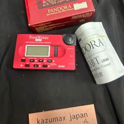 KORG ToneWorks PANDORA PX3BT Bass Multi Effect Processor Box Manual Tested image 1