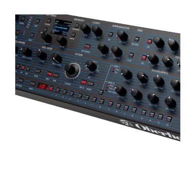 Oberheim TEO-5 5-Voice Desktop Analog Synthesizer Module with 64 Step Sequencer image 2