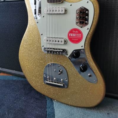 Squier Limited Edition Classic Vibe 70s Jaguar 2024 - Gold Sparkle image 4