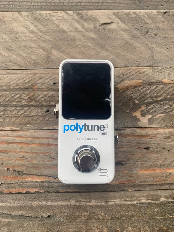 TC Electronic Polytune 3 Mini Polyphonic Tuning Pedal 2019 - Present - White image 1