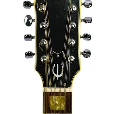 1970s Epiphone FT-365 12-String Acoustic MIJ Natural #631624 AS-IS image 5
