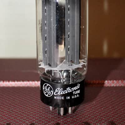 GE 5U4GB 5U4G 5AS4A GREY PLATE SIDE GETTER TEST NOS++ MINTY VINTAGE 1959 image 1