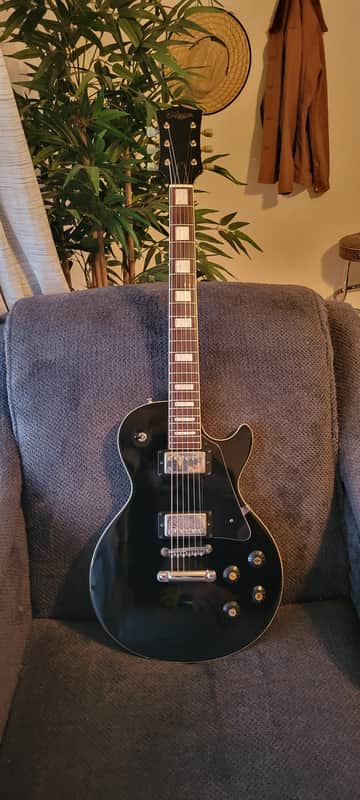 Memphis Les Paul copy 70s lawsuit era vintage  Black image 1