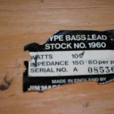 1973 100 WATT MARSHALL STACK image 8