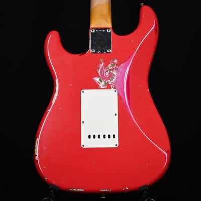 Fender Custom Shop 1962 Stratocaster w/ Josefina Handwound Pickups, Heavy Relic- Fiesta Red/ Pink Paisley 2026 (R143987) image 3