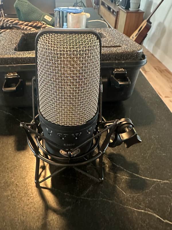 CAD Equitek E300S Large Diaphragm Multipattern Condenser Microphone 2000s - Black and Gold image 1