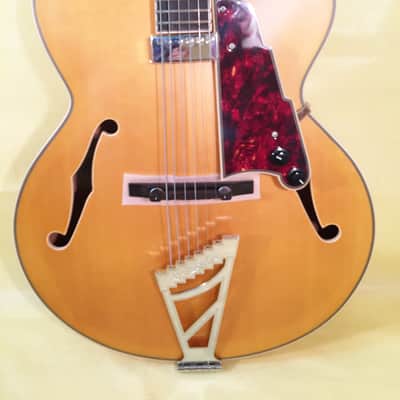 D'Angelico Premier EXL-1 Archtop Hollow Body Acoustic Electric Guitar with Gig Bag and Shop Setup! image 2