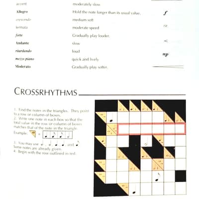 Standard of Excellence Music Theory & History Workbook Book 1 image 3