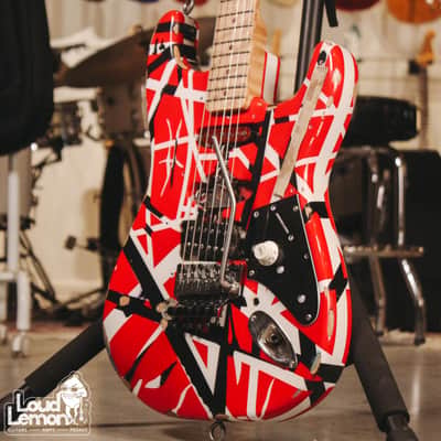Van Halen  Frankenstrat Replica w/flight case image 13