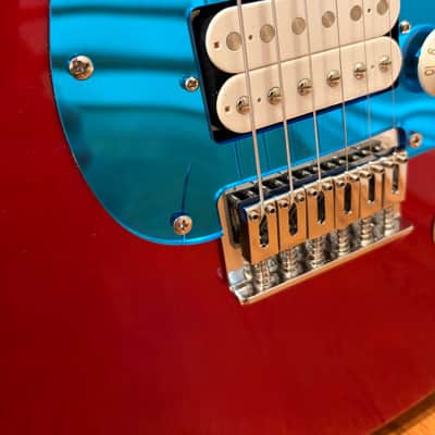 Unbranded Strat-style hardtail - Red sparkle image 8