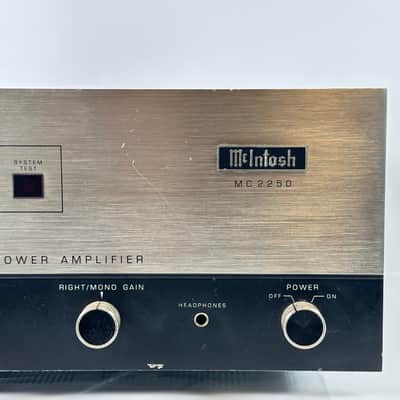 McIntosh MC2250 Stereo Power Amplifier Made in USA image 5
