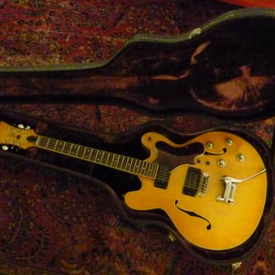 RARE Mosrite Blonde Celebrity Hollowbody 1972? guitar serial #1c0183 image 1