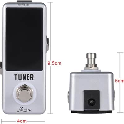 Rowin High Precision Guitar Chromatic Tuner Pedal Ture Bypas (Price includes the import duty for US buyer)s image 4