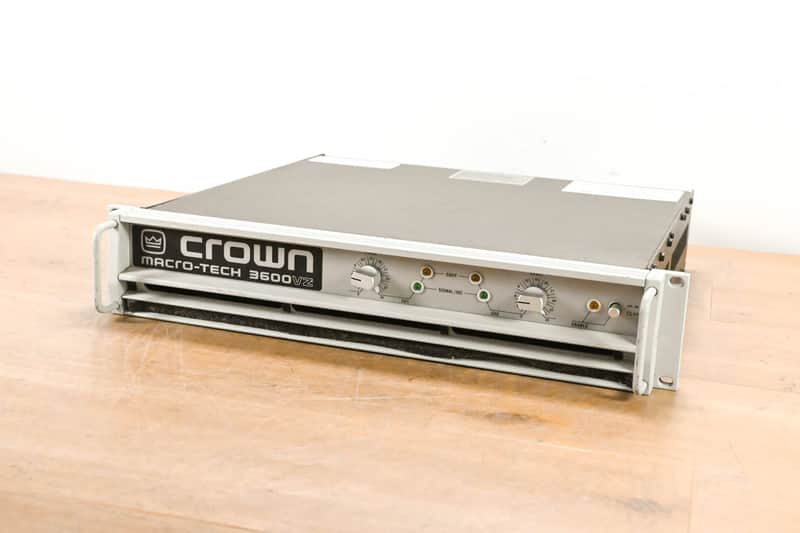 Crown Macro-Tech 3600VZ 2-Channel Power Amplifier CG0127W image 1