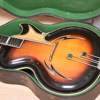 Osbama Tango – RARE! 1959 German GDR Vintage Archtop Jazz Guitar by Erich Neudel! image 21