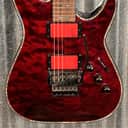 Schecter Diamond Series Hellraiser C-1 FR Black Cherry Glenn Tipton EMG Guitar & Case #1648 Used