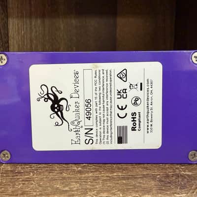 EarthQuaker Devices Plumes rock & roll Hall of Fame With Box image 5