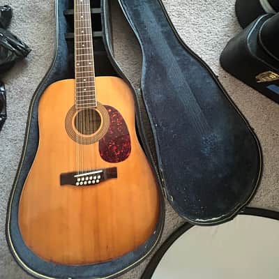 Hohner HW-12 12-String Acoustic Guitar MIJ/MIK Era Natural with Hard Case image 2