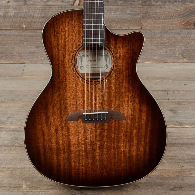 Alvarez Artist AG66CESHB Deluxe Grand Auditorium Shadowburst w/LR Baggs VTC image 1
