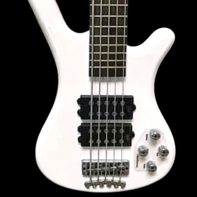 Warwick RockBass Corvette $$-5 String - Solid White High Polish, Mint image 4