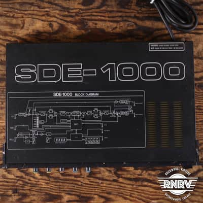Roland SDE-1000 Digital Delay 1983 - 1989 - Black image 2