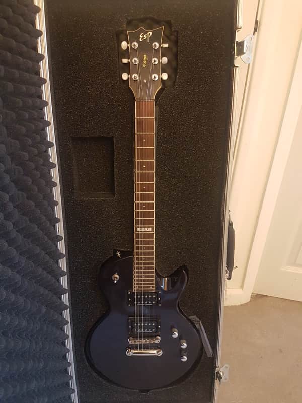 ESP Custom Shop Eclipse 1998 Trans Purple Stripe image 1